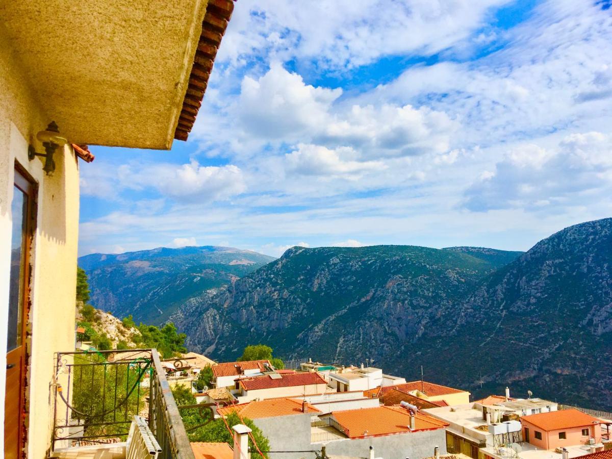 Delphi Celebrity V I P The Navel Of The Earth, Center-Delphi-Penthouse Galaxy&Sky Panoramic View, Harmony&Yoga Apartamento Exterior foto