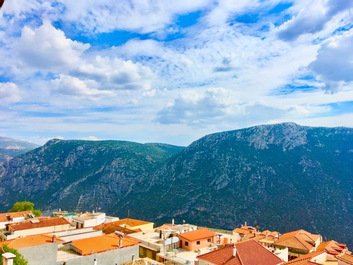 Delphi Celebrity V I P The Navel Of The Earth, Center-Delphi-Penthouse Galaxy&Sky Panoramic View, Harmony&Yoga Apartamento Exterior foto