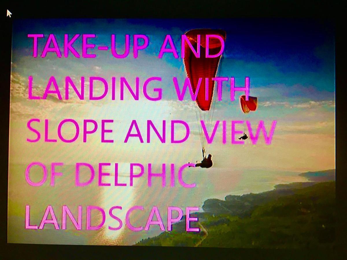 Delphi Celebrity V I P The Navel Of The Earth, Center-Delphi-Penthouse Galaxy&Sky Panoramic View, Harmony&Yoga Apartamento Exterior foto